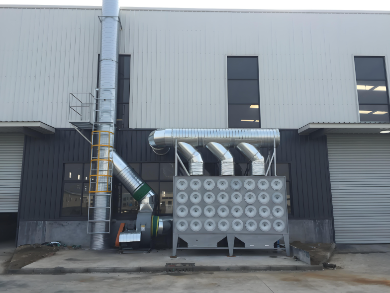 鄭州樸華科技定制化濾筒除塵系統案例