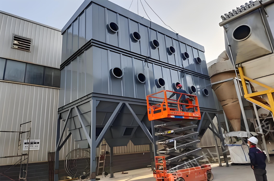 鄭州樸華科技布袋除塵器生產車間實景