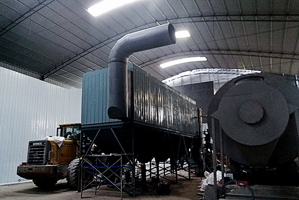 高溫除塵器安裝現場樸華科技